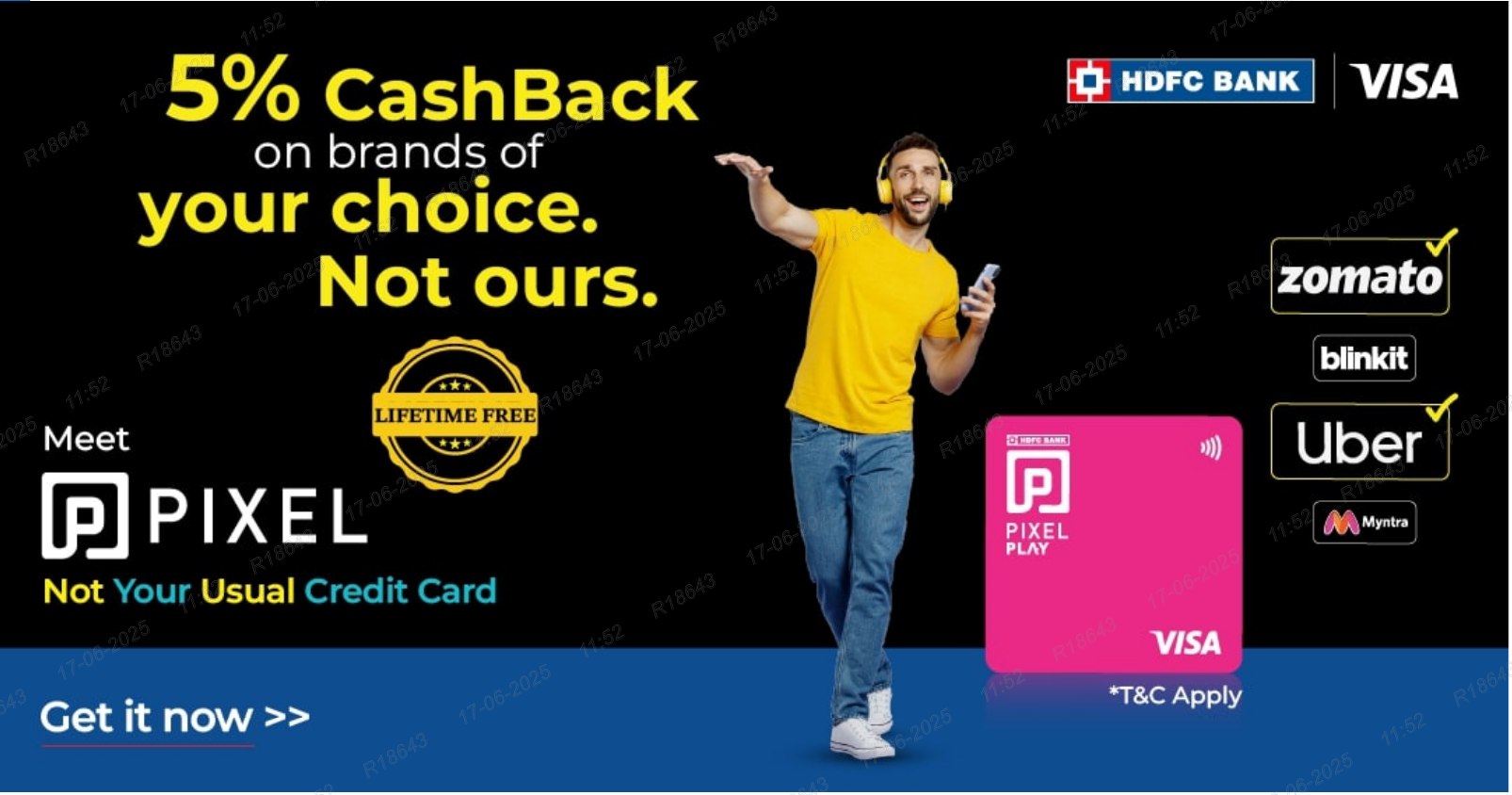 HDFC Bank Pixel Play Credit Card
